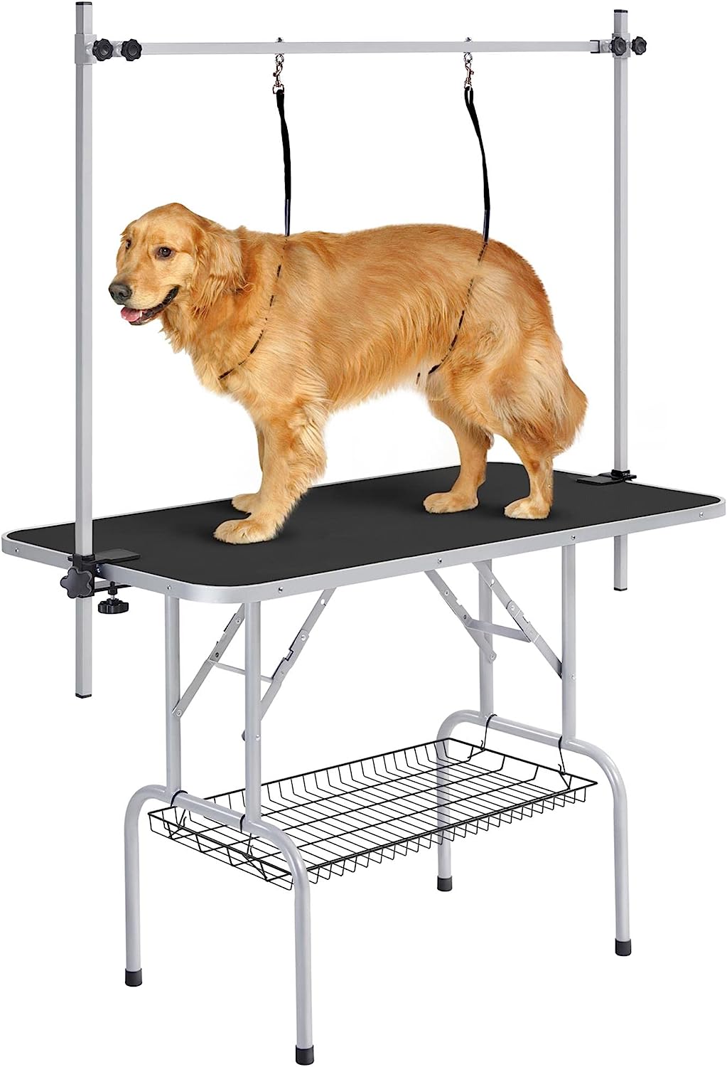 Table de coupe réglable en hauteur pour chien